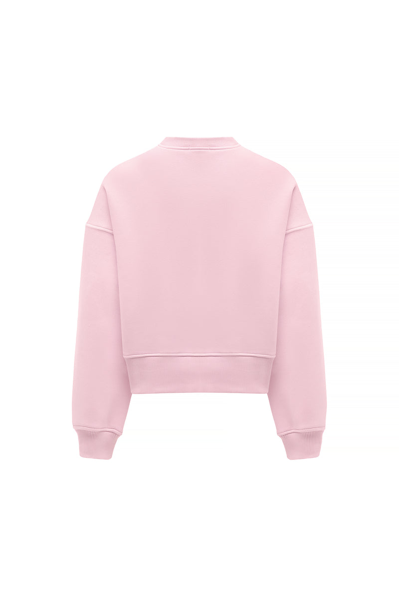 OVERSIZE PINK SWEATSHIRT