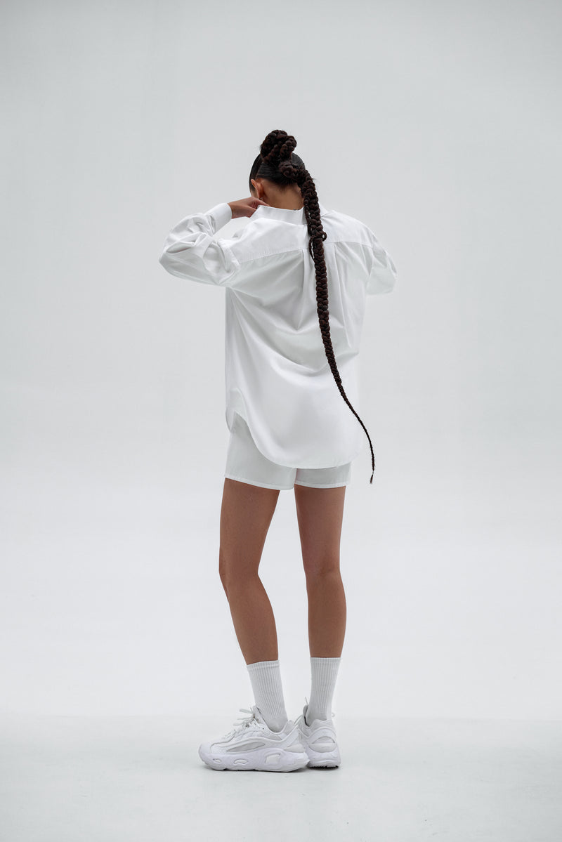 OVERSIZE BASIC WHITE SHIRT