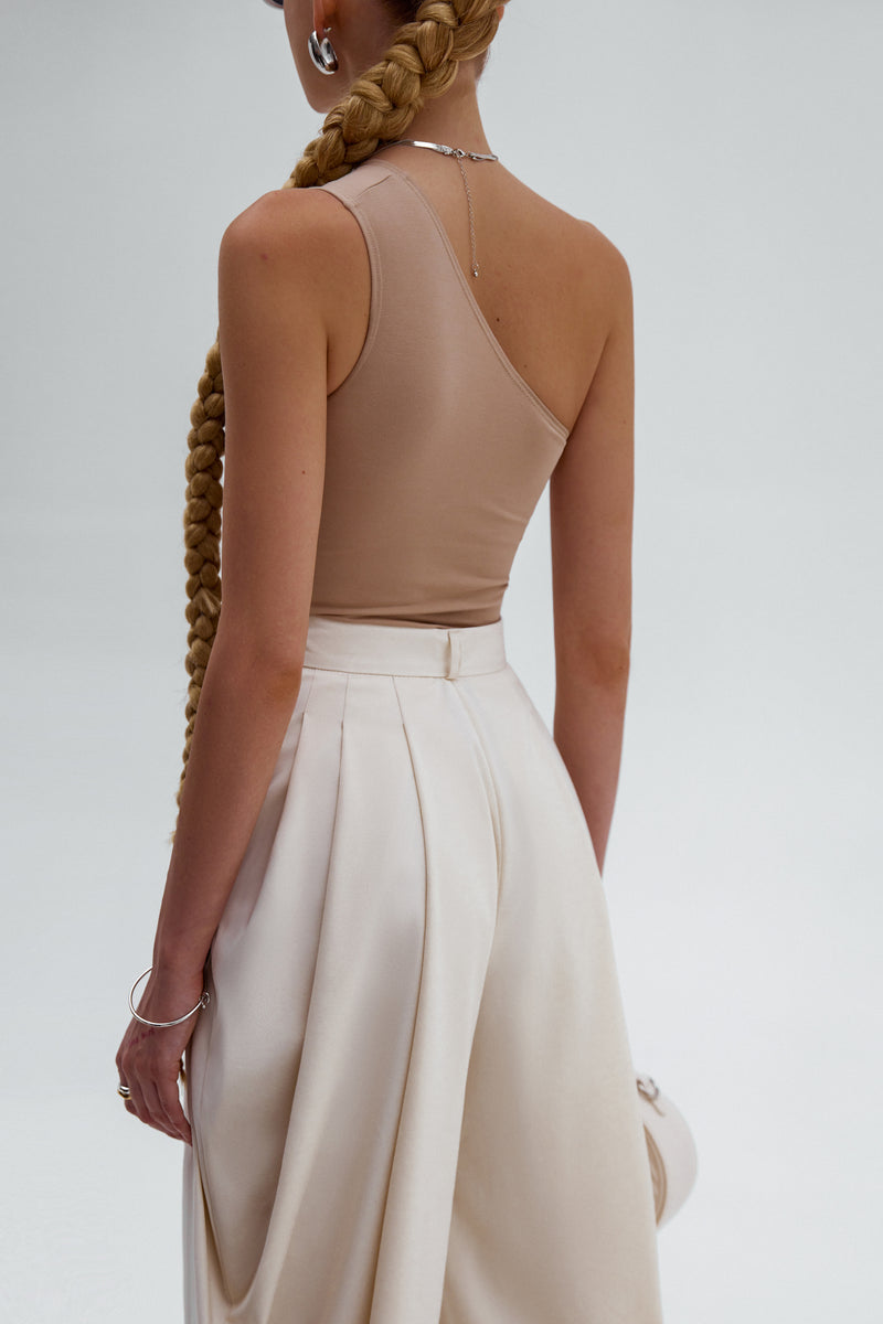 BAGGY CREAMY TROUSERS