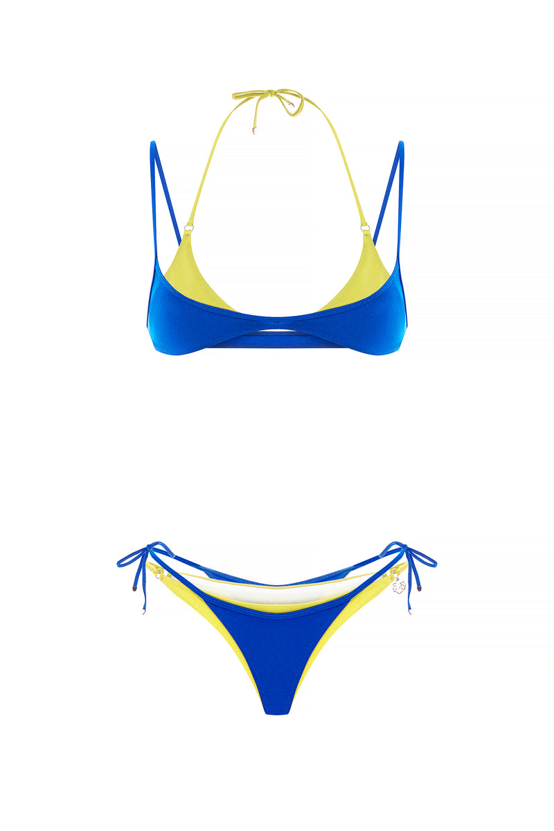 DOUBLE LAYER SET PISTACHIO | BLUE