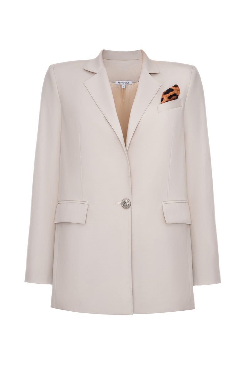 JANE OVERSIZE BEIGE JACKET