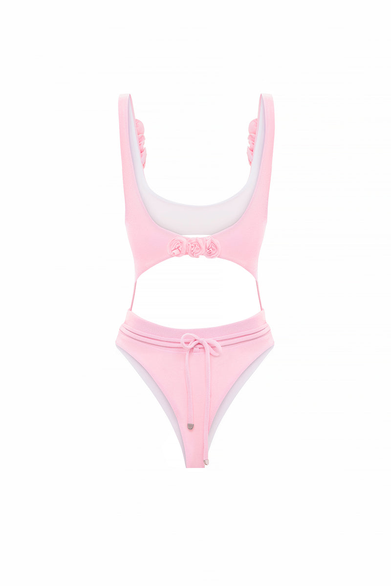 FLEUR ROSE ONE-PIECE SWIMSUIT