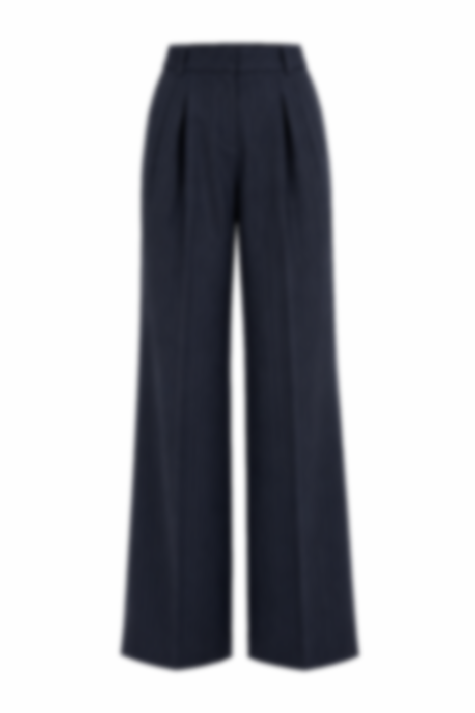 Navy pinstripe trousers