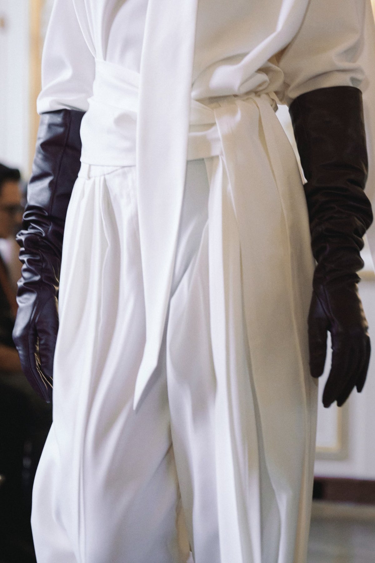 Milk blouse & trousers