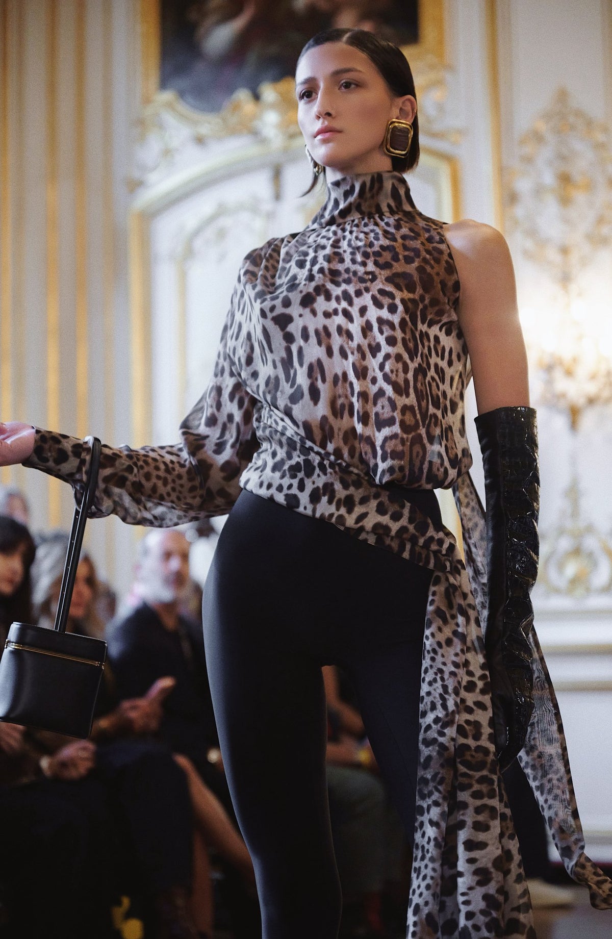 Leopard one-piece jumpsuit