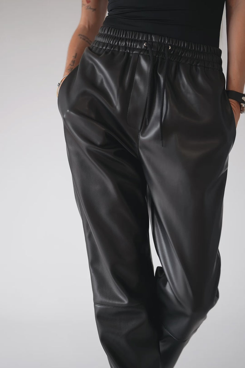 Vegan Leather Joggers *restock*