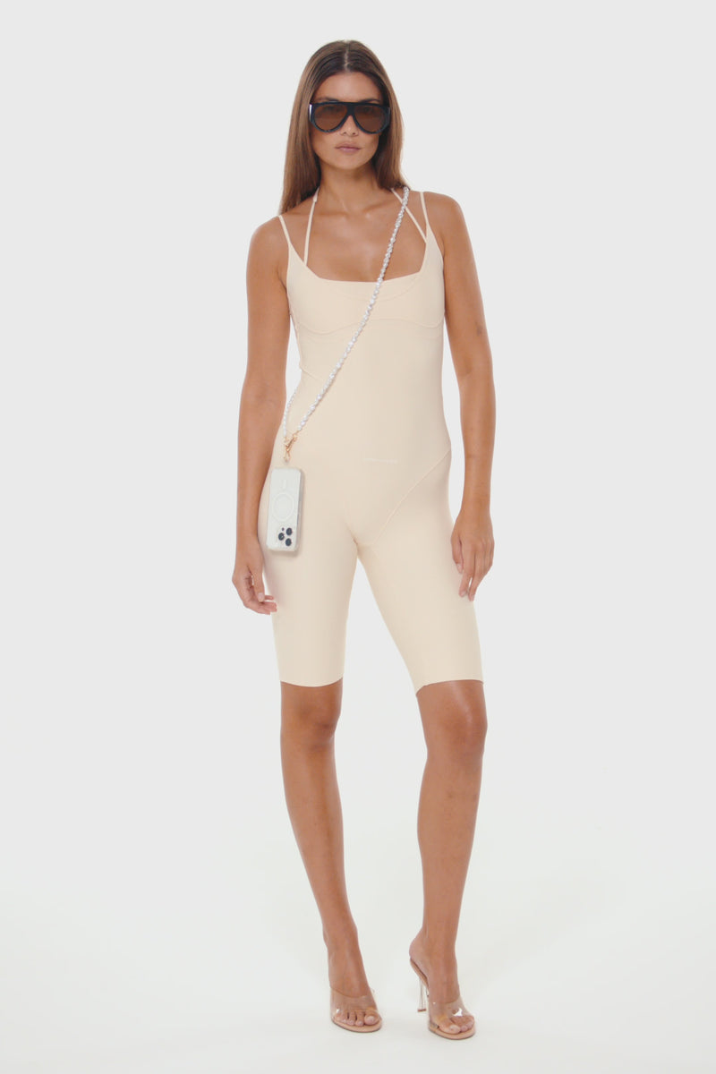 FLUX VANILLA DOUBLE CAMI CATSUIT