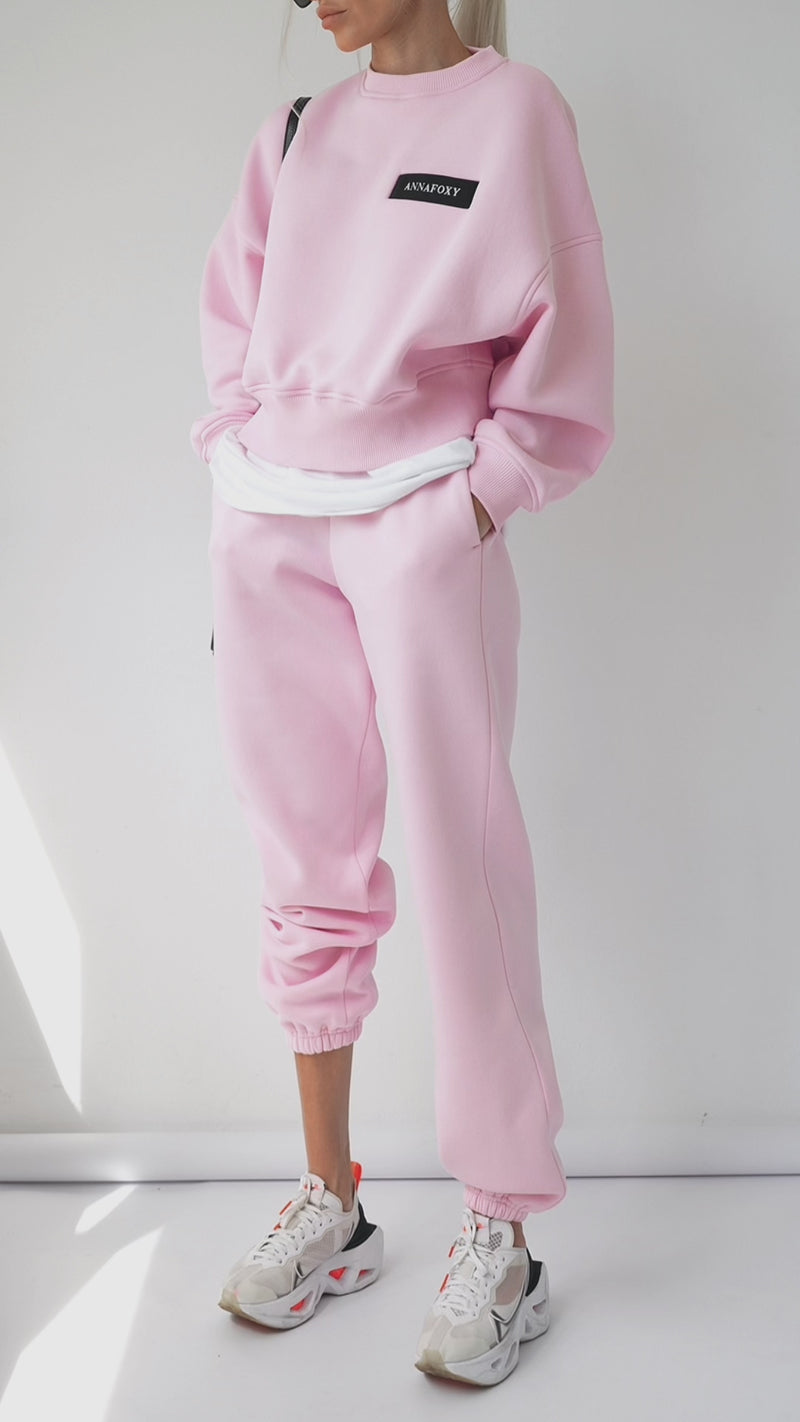 CASUAL PINK JOGGERS