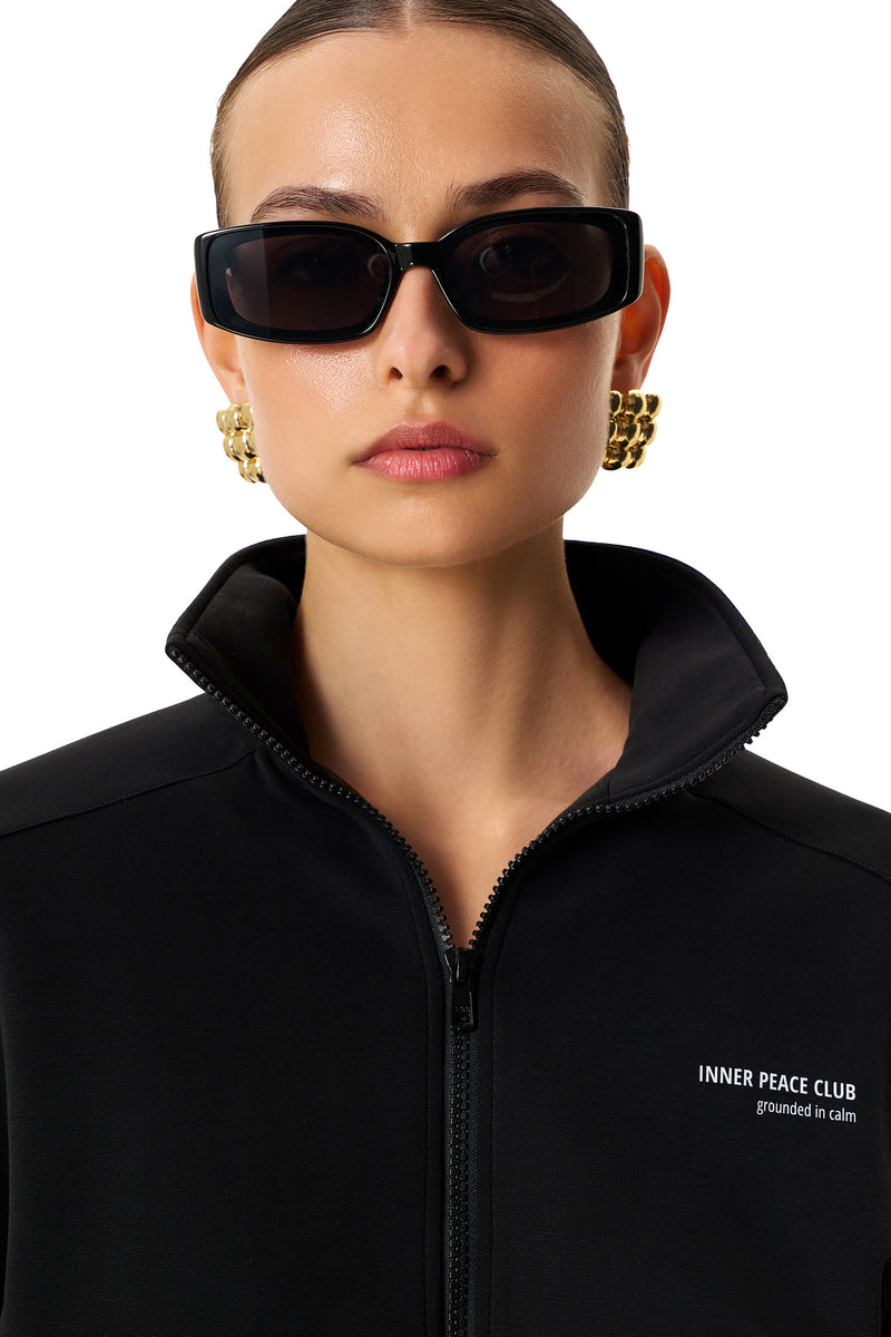CALME NOIR FULL-ZIP