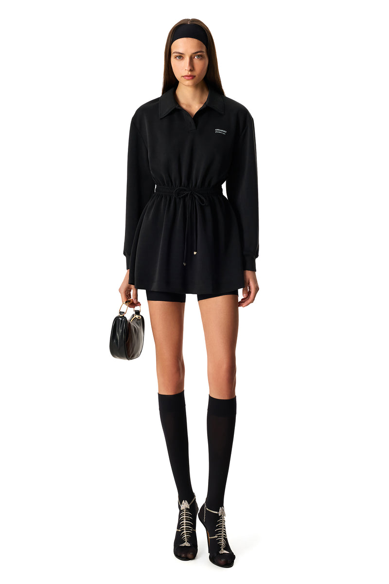 CALME NOIR MINI DRESS