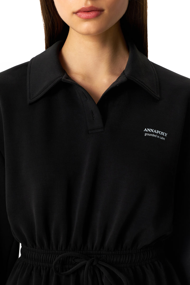 CALME NOIR MINI DRESS