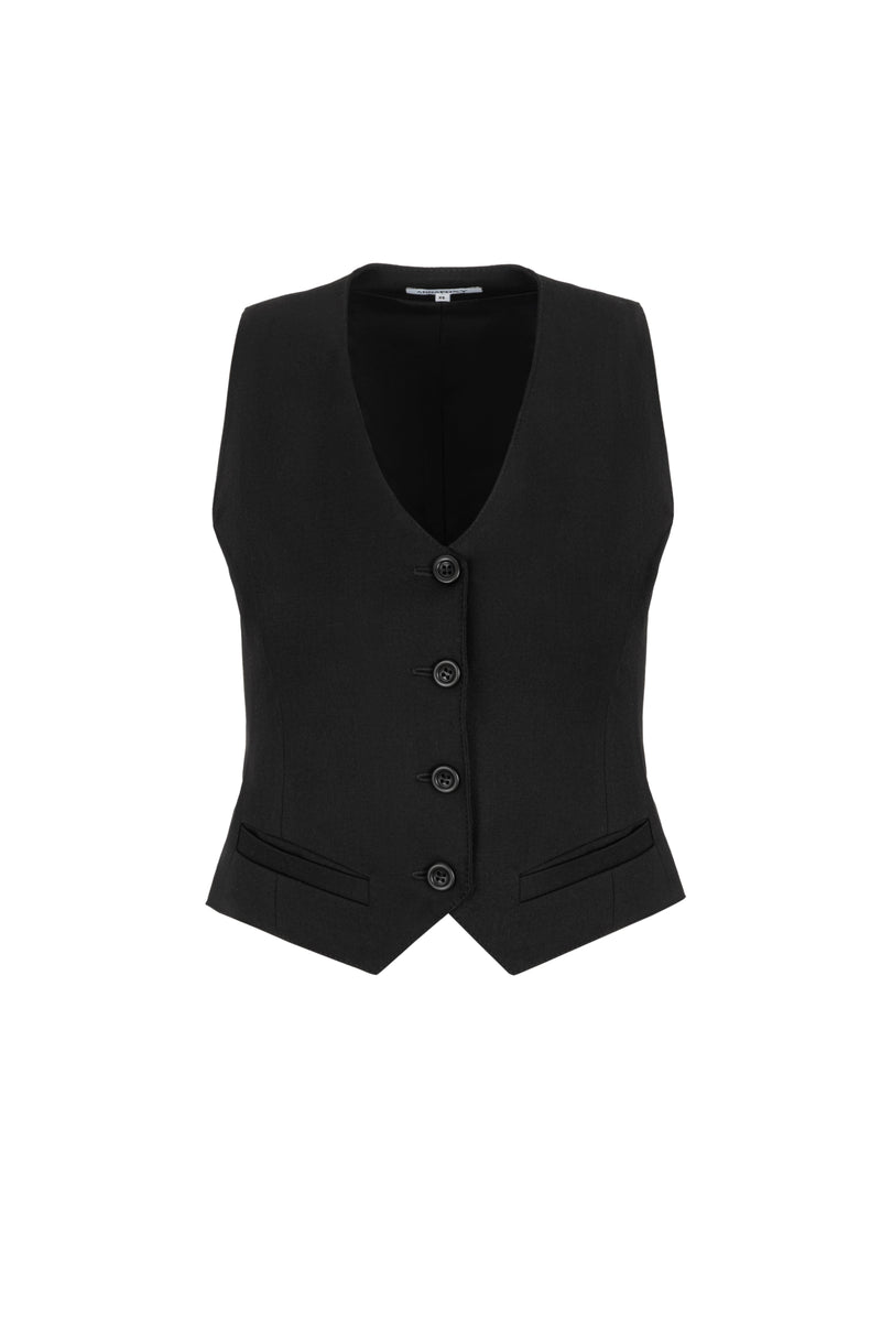 BLACK SUIT VEST